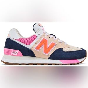 New Balance Women’s 574v2 'Natural Indigo Vintage Rose' Sneakers